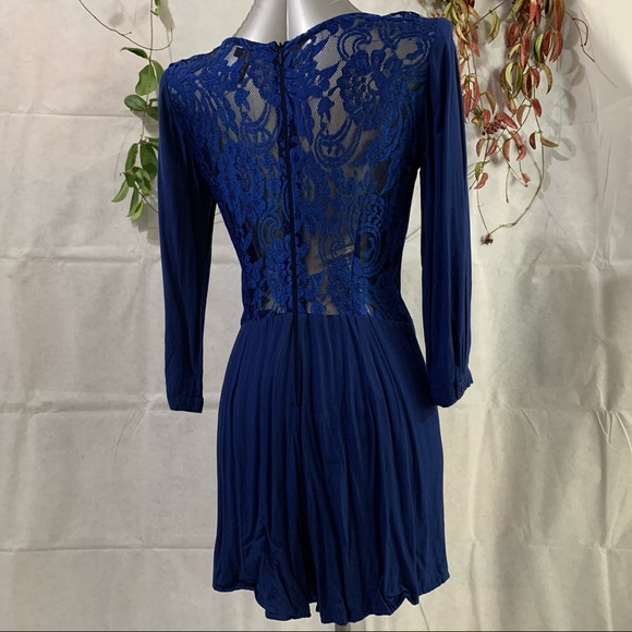 🌀 Blue Bohemian Chic Romper - Picture 3 of 9